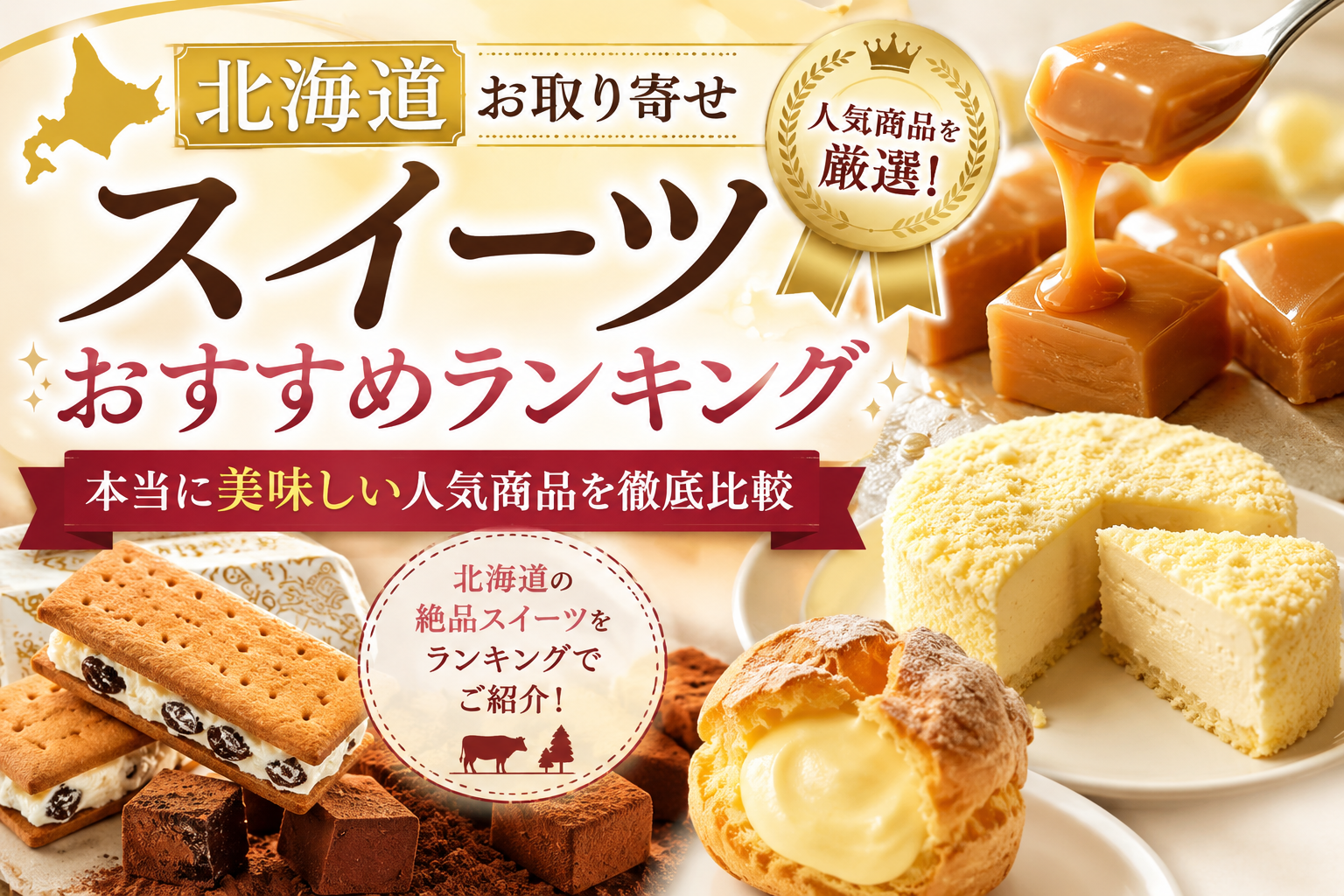 北海道お取り寄せスイーツおすすめランキング｜本当に美味しい人気商品を徹底比較