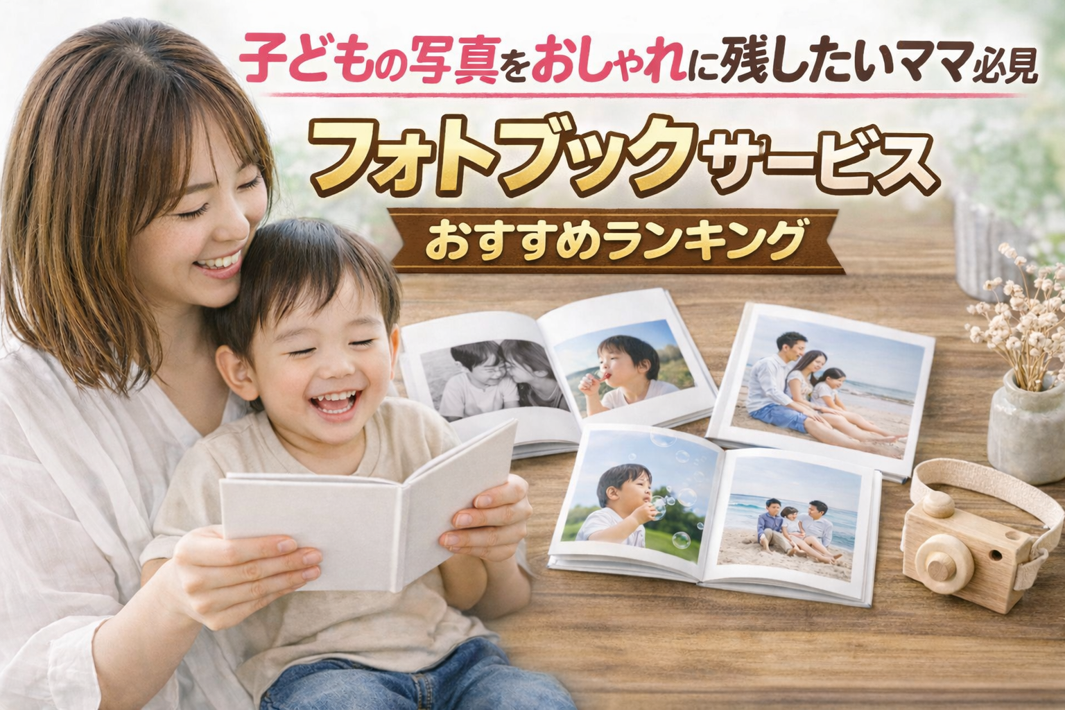 子どもの写真をおしゃれに残したいママ必見 フォトブックサービスおすすめランキング5選を徹底比較