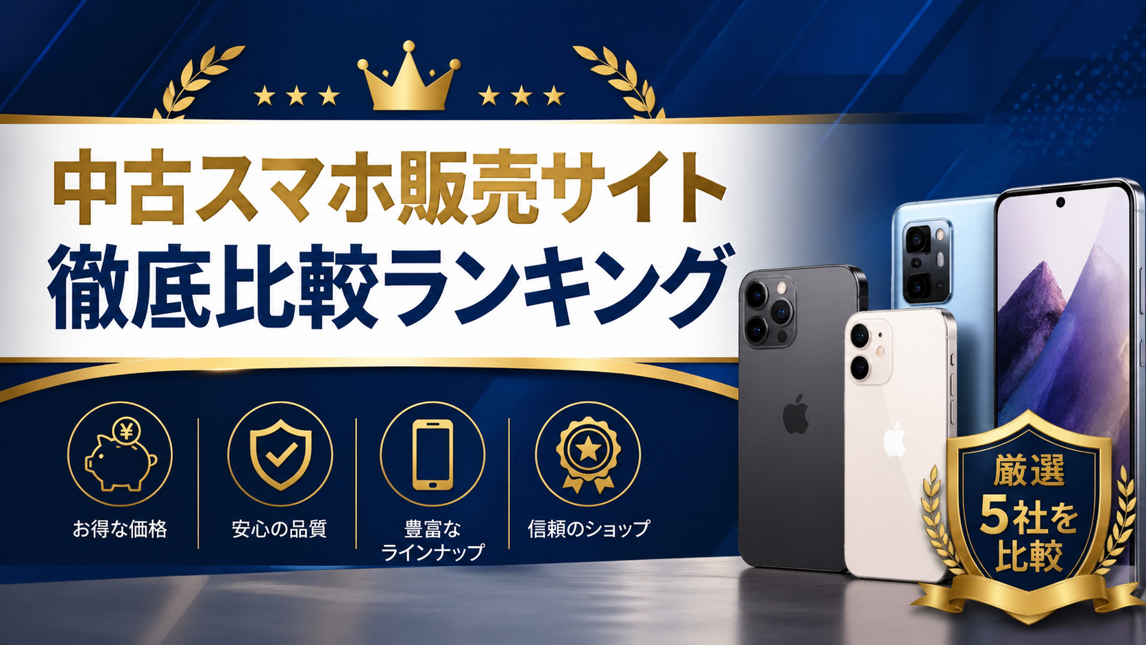 スマホを安く買うならどこがいい 中古スマホ販売サイト徹底比較ランキング