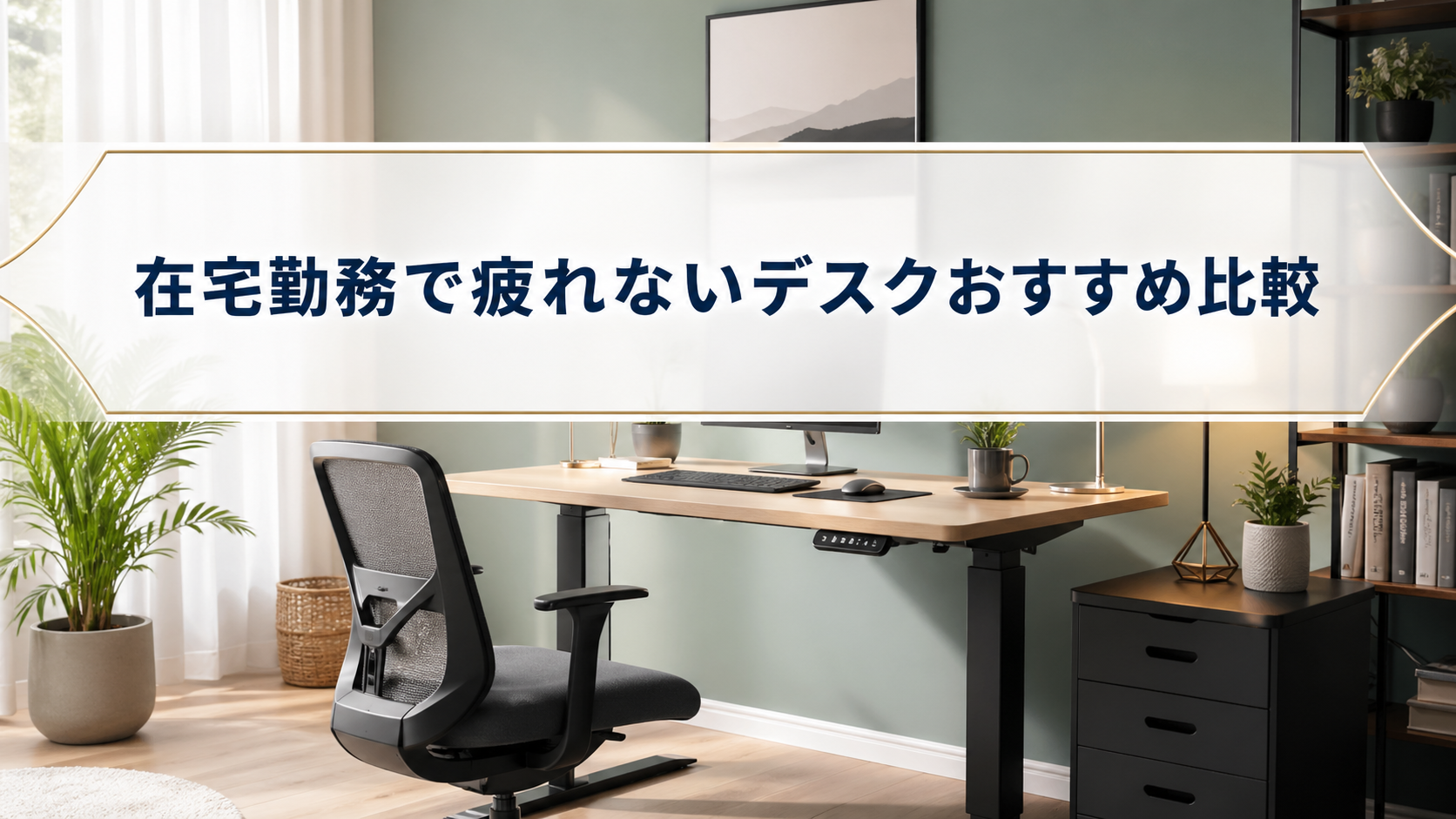 【在宅勤務で疲れないデスクおすすめ比較 FlexiSpotが1位の実力を徹底検証】