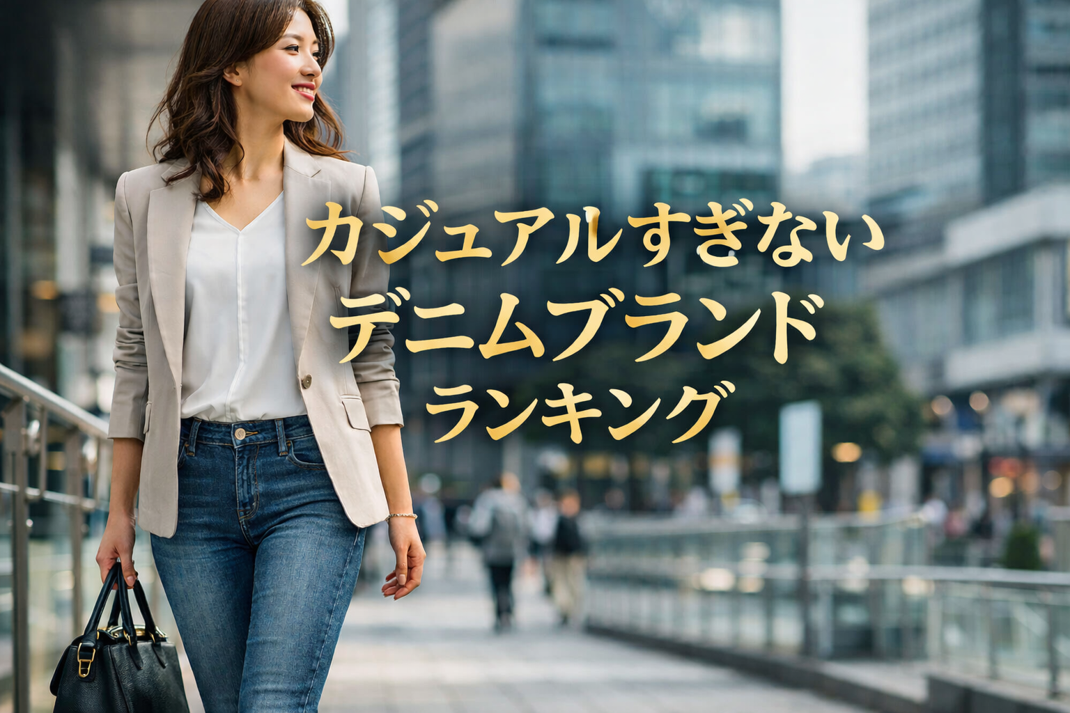 カジュアルすぎないデニムブランドランキング5選 きれいめ派女性におすすめの厳選ブランド