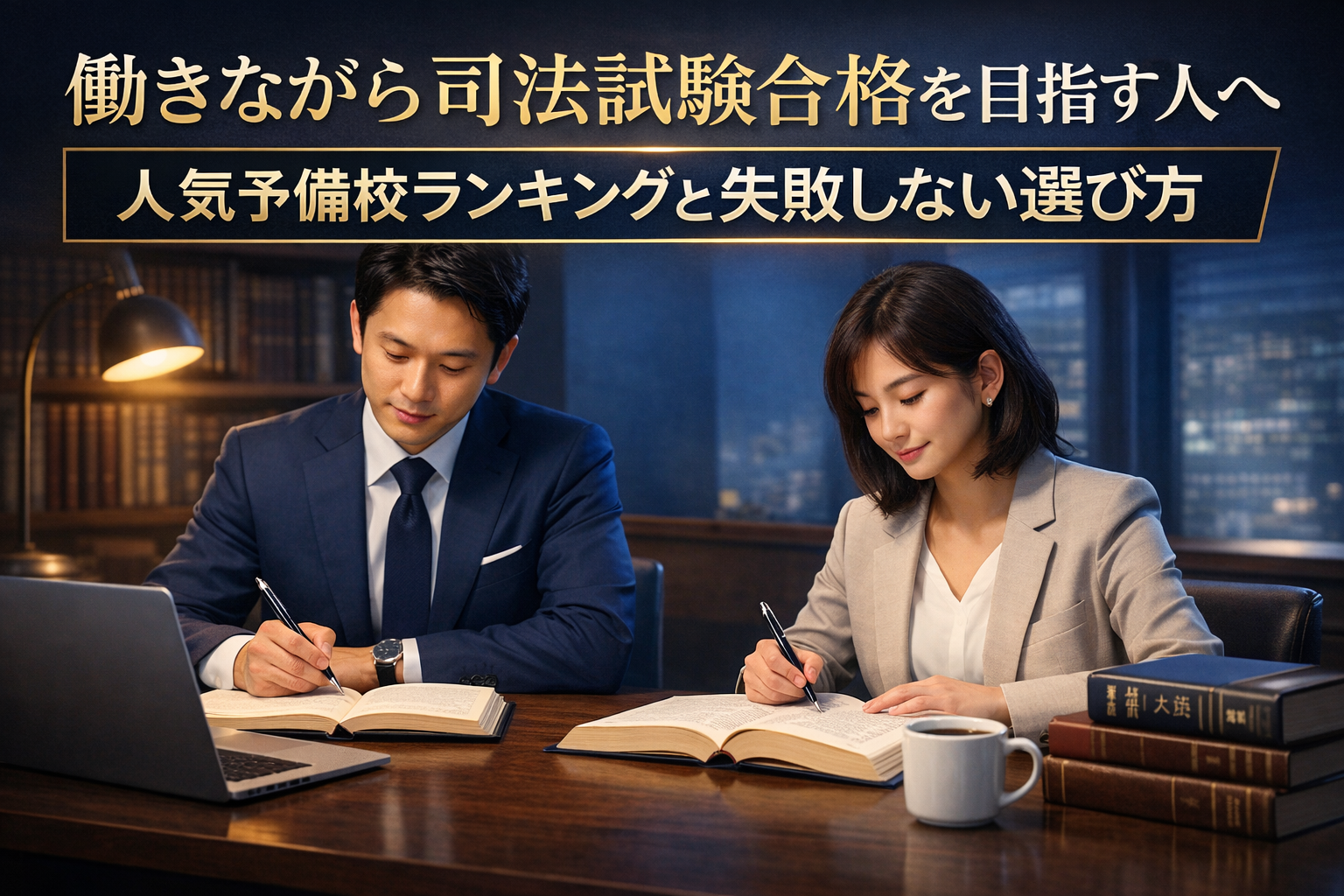 働きながら司法試験合格を目指す人へ｜人気予備校ランキングと失敗しない選び方