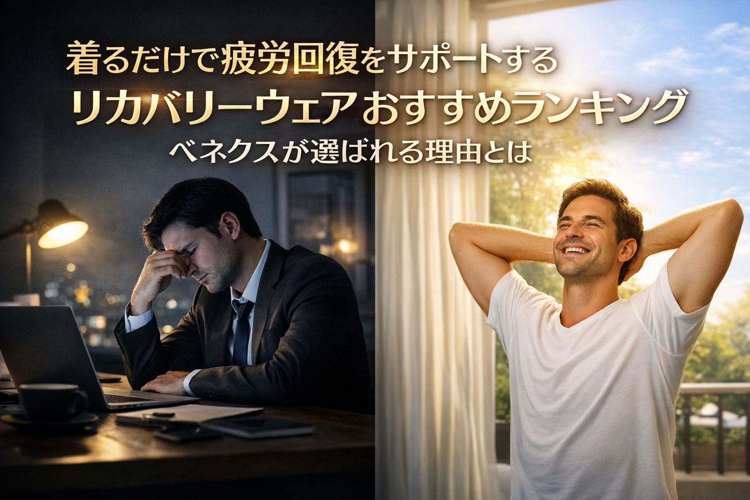 着るだけで疲労回復をサポートするリカバリーウェアおすすめランキング｜ベネクスが選ばれる理由とは
