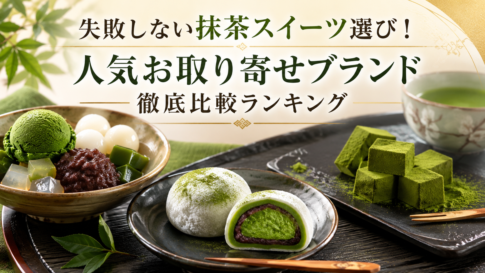 失敗しない抹茶スイーツ選び！人気お取り寄せブランド徹底比較ランキング