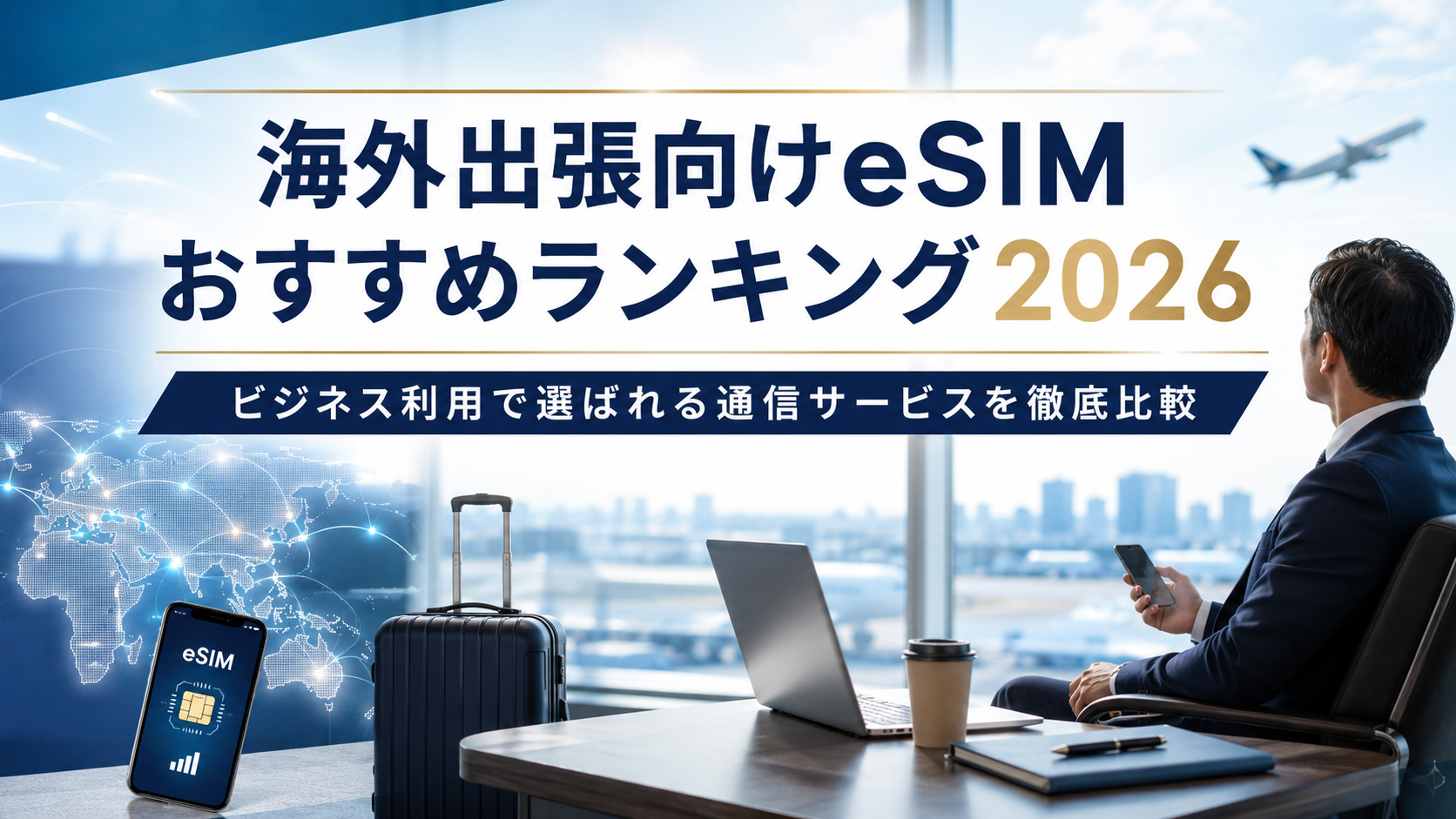 海外出張向けeSIMおすすめランキング2026｜ビジネス利用で選ばれる通信サービスを徹底比較